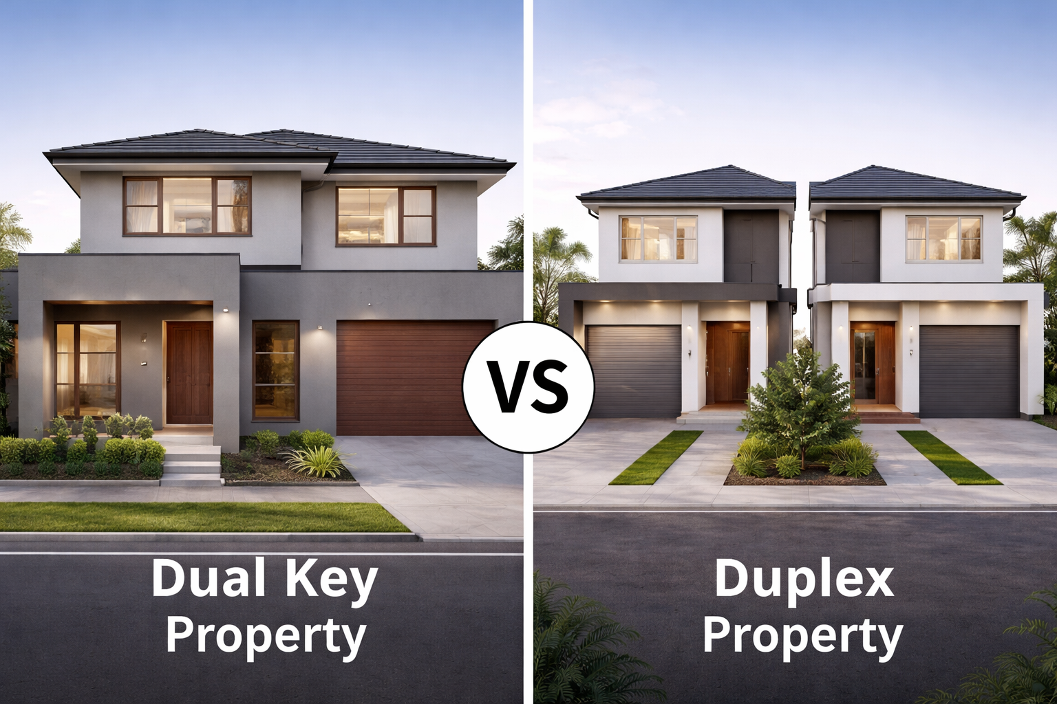 Dual Key vs Duplex Properties in Australia: Pros and Cons